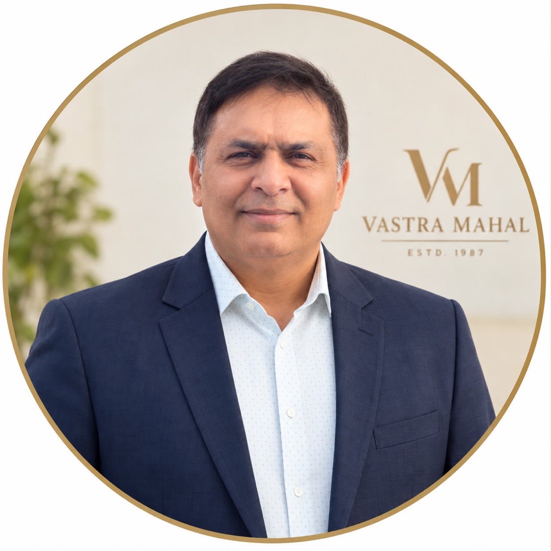 Akash Arora, second generation, who leads Vastra Mahal today